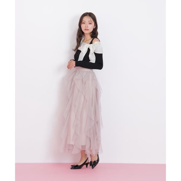 ジル バイ ジル スチュアート（JILL by JILL STUART）/アシメリボンニット_11