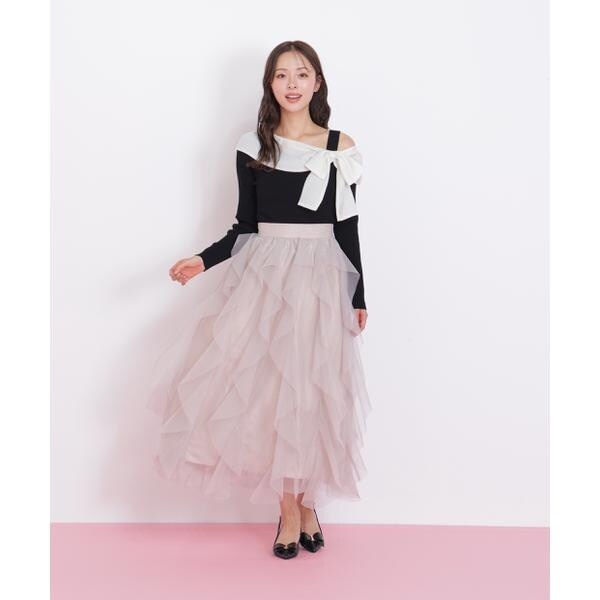 ジル バイ ジル スチュアート（JILL by JILL STUART）/アシメリボンニット_13