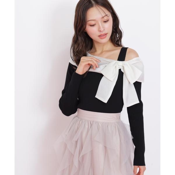 ジル バイ ジル スチュアート（JILL by JILL STUART）/アシメリボンニット_14