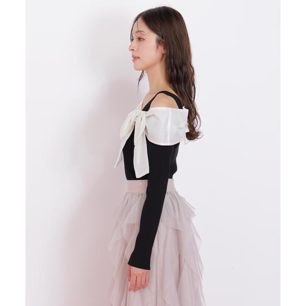 ジル バイ ジル スチュアート（JILL by JILL STUART）/アシメリボンニット_16