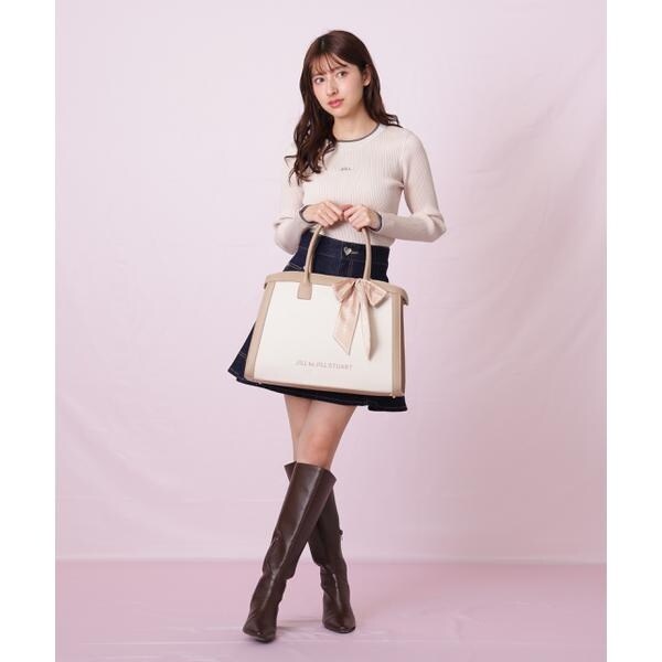 ジル バイ ジル スチュアート（JILL by JILL STUART）/バイカラーコンビトート大
