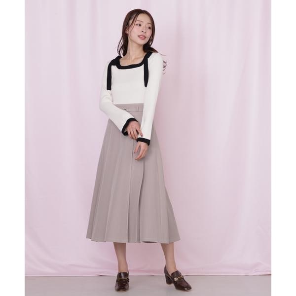 ジル バイ ジル スチュアート（JILL by JILL STUART）/＜セットアップ対応＞ベーシックツイルスカート_1