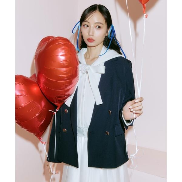 ジル バイ ジル スチュアート（JILL by JILL STUART）/＜セットアップ対応＞ベーシックツイルジャケット