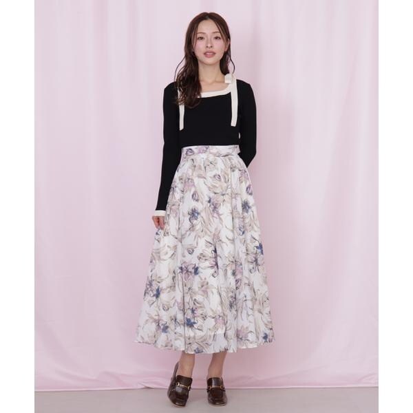 ジル バイ ジル スチュアート（JILL by JILL STUART）/肩リボン配色ニット_6
