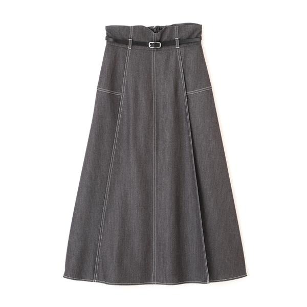 ジル バイ ジル スチュアート（JILL by JILL STUART）/ベルト付き配色ステッチフレアスカート_10