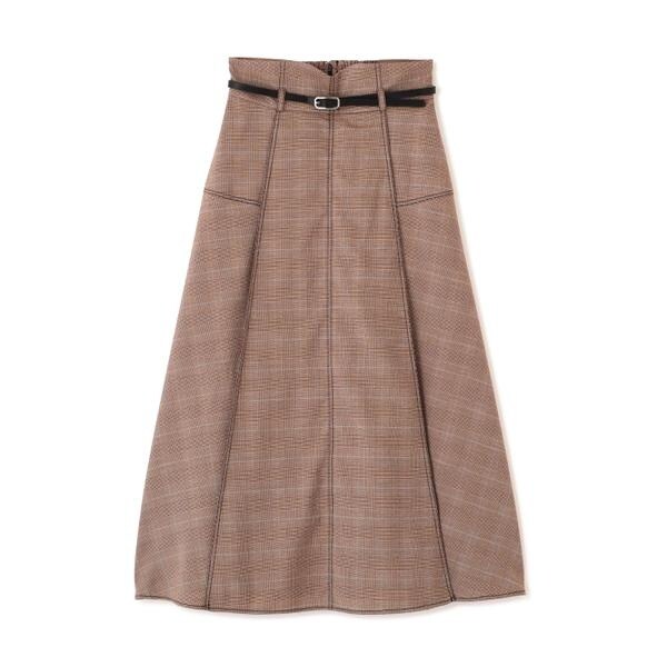 ジル バイ ジル スチュアート（JILL by JILL STUART）/ベルト付き配色ステッチフレアスカート_18