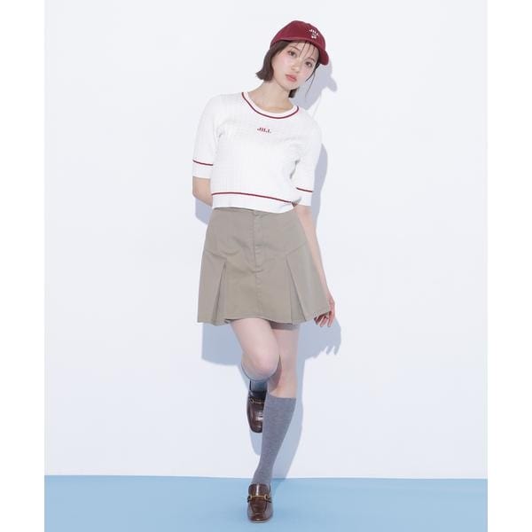 ジル バイ ジル スチュアート（JILL by JILL STUART）/「Dickies × JILL by JILL STUART」別注タックミニスカート