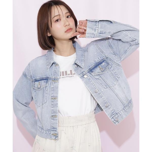 ジル バイ ジル スチュアート（JILL by JILL STUART）/構築パネルデニムジャケット