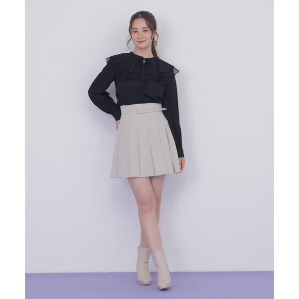 ジル バイ ジル スチュアート（JILL by JILL STUART）/ビッグカラーレースレイヤードブラウス_5