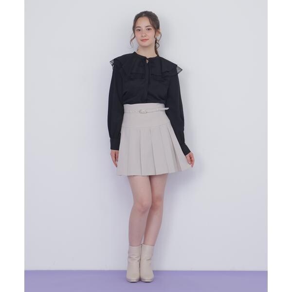 ジル バイ ジル スチュアート（JILL by JILL STUART）/ビッグカラーレースレイヤードブラウス_6