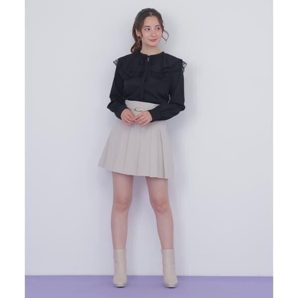ジル バイ ジル スチュアート（JILL by JILL STUART）/ビッグカラーレースレイヤードブラウス_7