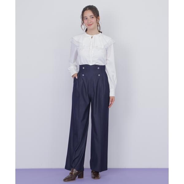 ジル バイ ジル スチュアート（JILL by JILL STUART）/ビッグカラーレースレイヤードブラウス_12