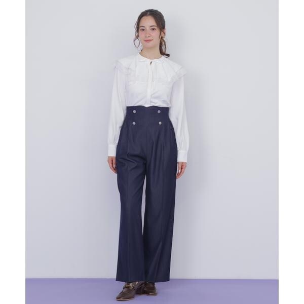 ジル バイ ジル スチュアート（JILL by JILL STUART）/ビッグカラーレースレイヤードブラウス_13