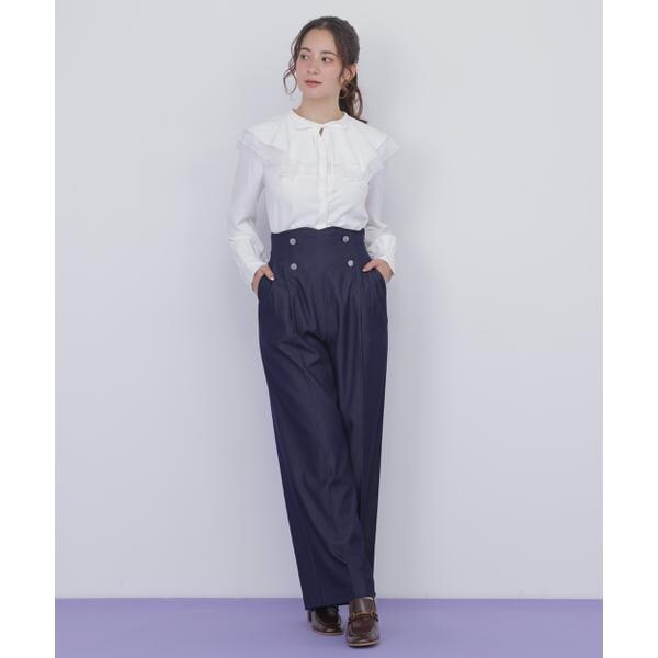 ジル バイ ジル スチュアート（JILL by JILL STUART）/ビッグカラーレースレイヤードブラウス_14