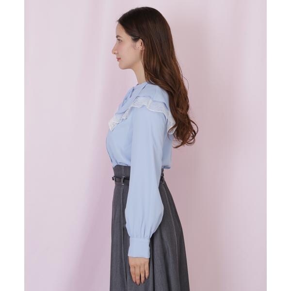 ジル バイ ジル スチュアート（JILL by JILL STUART）/ビッグカラーレースレイヤードブラウス_19