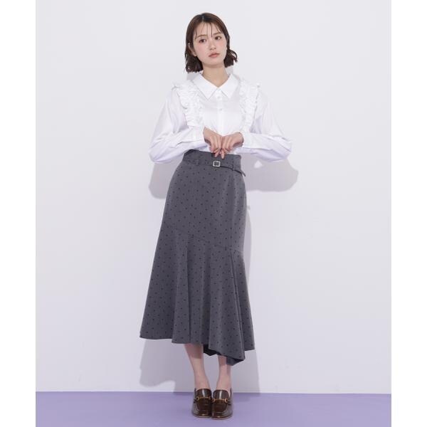 ジル バイ ジル スチュアート（JILL by JILL STUART）/イレギュラーヘムマーメイドスカート_1