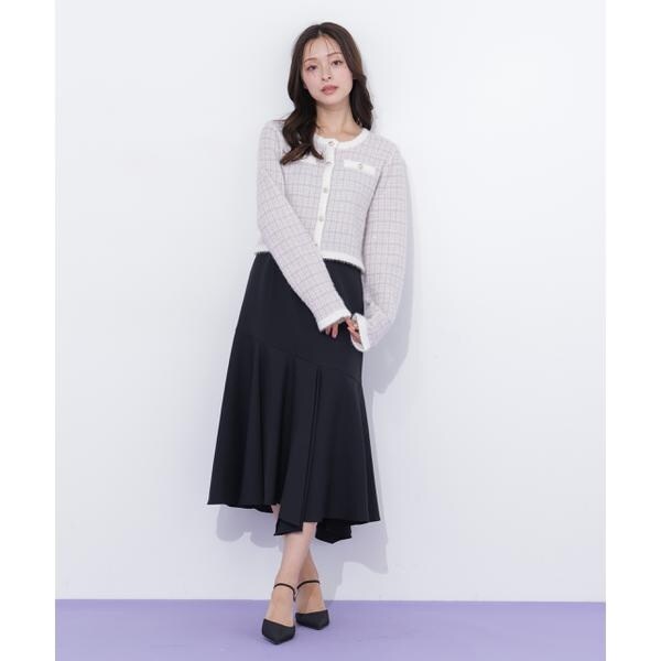 ジル バイ ジル スチュアート（JILL by JILL STUART）/イレギュラーヘムマーメイドスカート_3