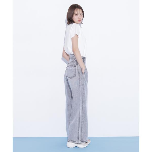 ジル バイ ジル スチュアート（JILL by JILL STUART）/構築パネルワイドデニム_2