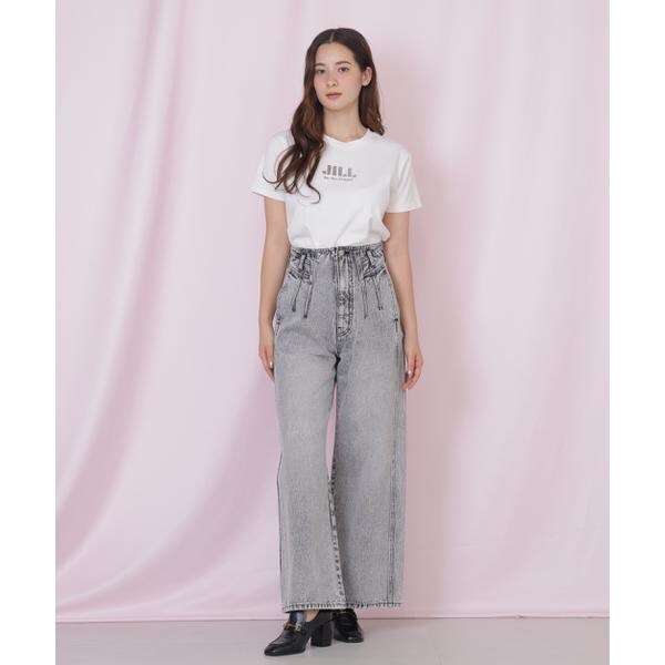 ジル バイ ジル スチュアート（JILL by JILL STUART）/構築パネルワイドデニム_6