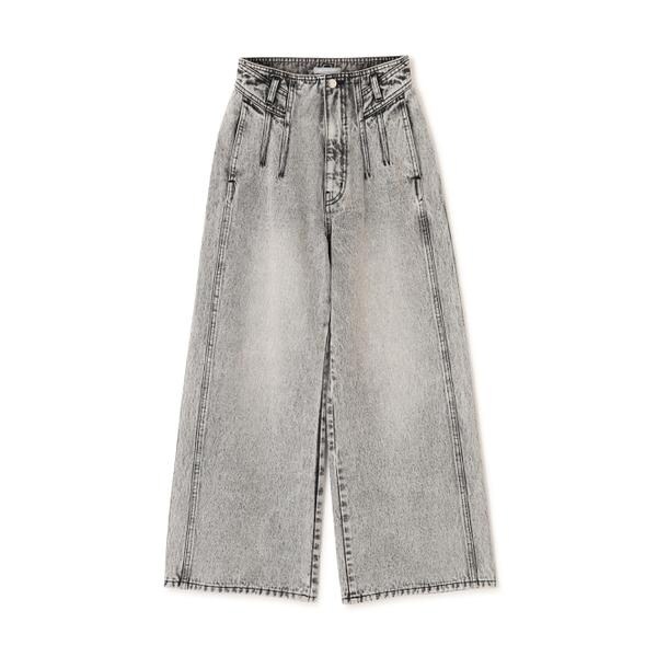 ジル バイ ジル スチュアート（JILL by JILL STUART）/構築パネルワイドデニム_12