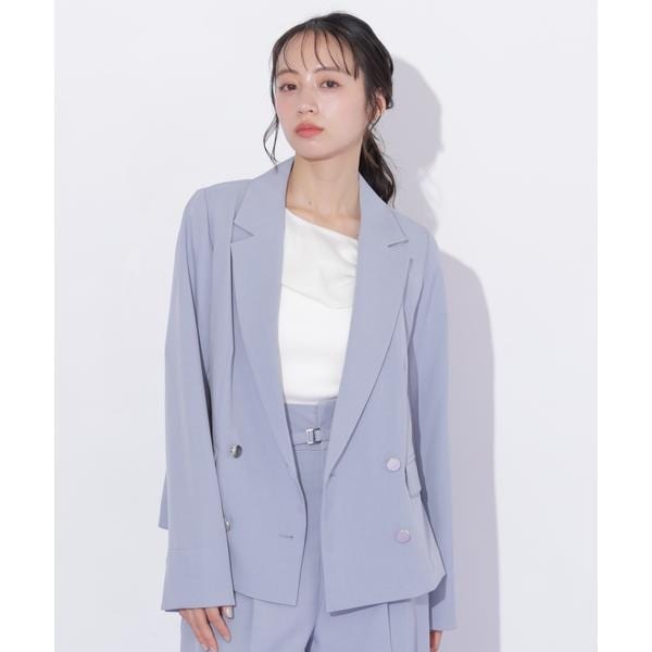 ジル バイ ジル スチュアート（JILL by JILL STUART）/〈セットアップ対応〉サマーツイルテーラードジャケット