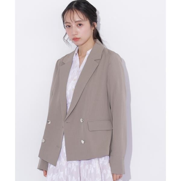 ジル バイ ジル スチュアート（JILL by JILL STUART）/サマーツイルテーラードジャケット_1