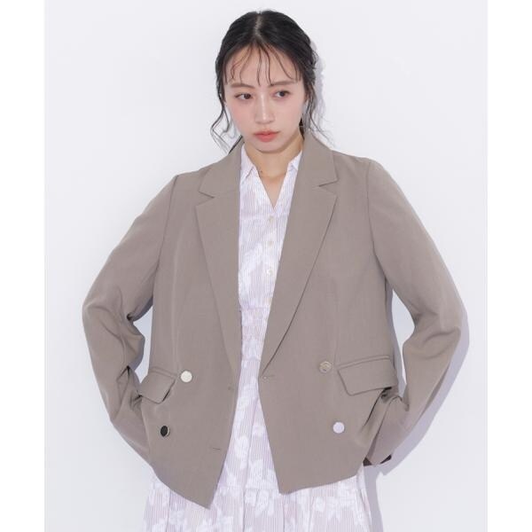 ジル バイ ジル スチュアート（JILL by JILL STUART）/サマーツイルテーラードジャケット_2