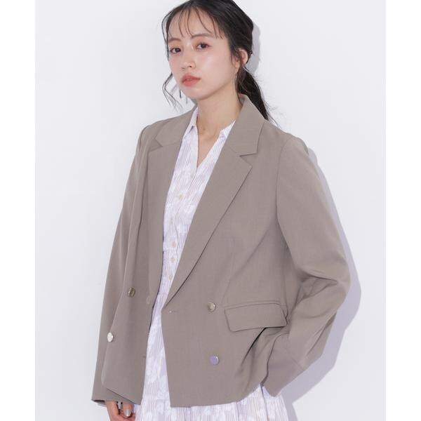 ジル バイ ジル スチュアート（JILL by JILL STUART）/サマーツイルテーラードジャケット_3