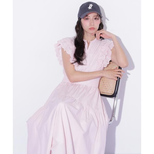 ジル バイ ジル スチュアート（JILL by JILL STUART）/カットワークカラーワンピース_2