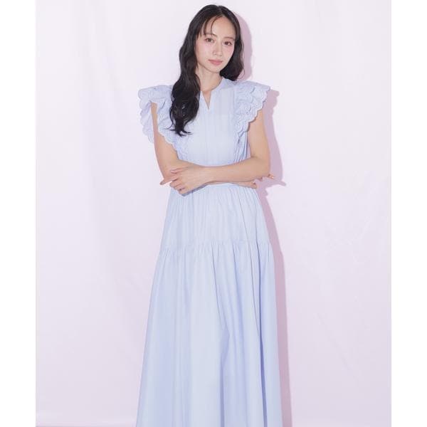 ジル バイ ジル スチュアート（JILL by JILL STUART）/カットワークカラーワンピース