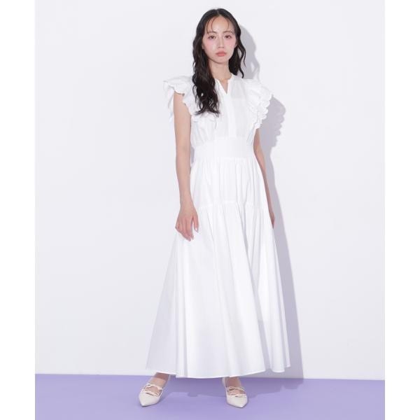 ジル バイ ジル スチュアート（JILL by JILL STUART）/カットワークカラーワンピース_5