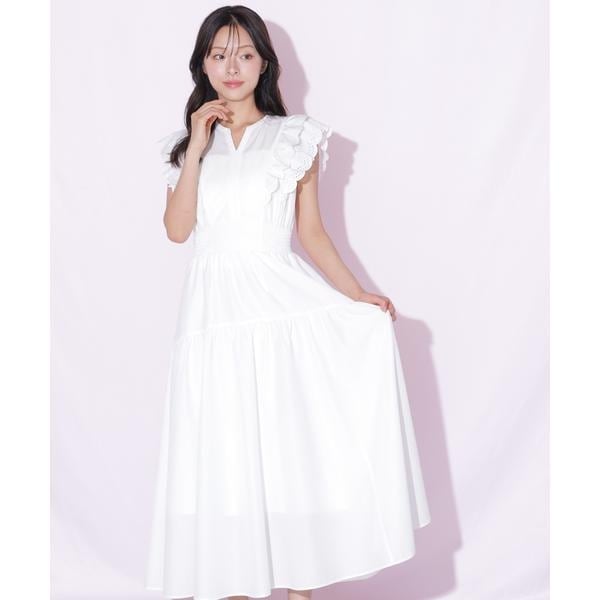 ジル バイ ジル スチュアート（JILL by JILL STUART）/カットワークカラーワンピース_8