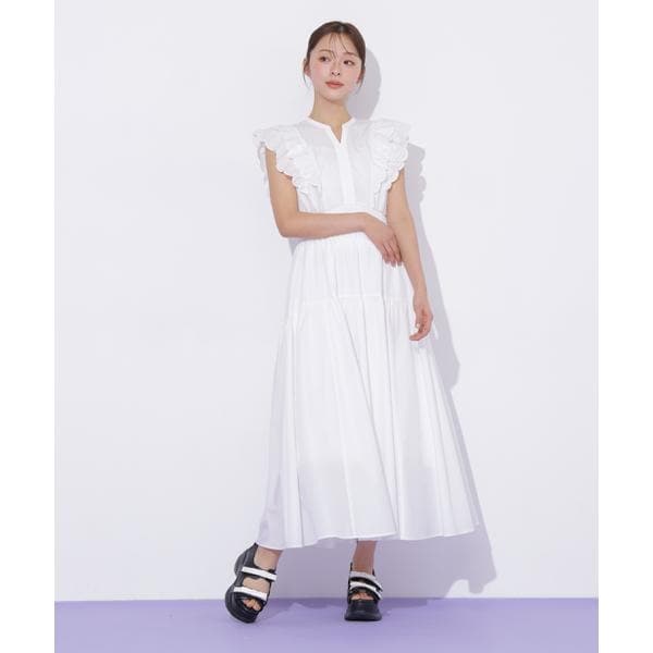 ジル バイ ジル スチュアート（JILL by JILL STUART）/カットワークカラーワンピース_11