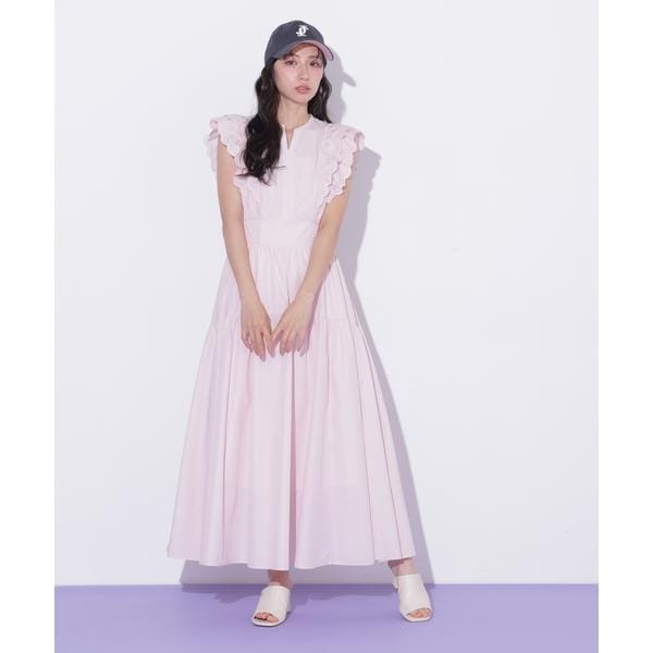 ジル バイ ジル スチュアート（JILL by JILL STUART）/カットワークカラーワンピース_17