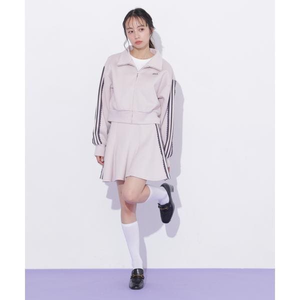 ジル バイ ジル スチュアート（JILL by JILL STUART）/配色ラインレースミニスカート_1