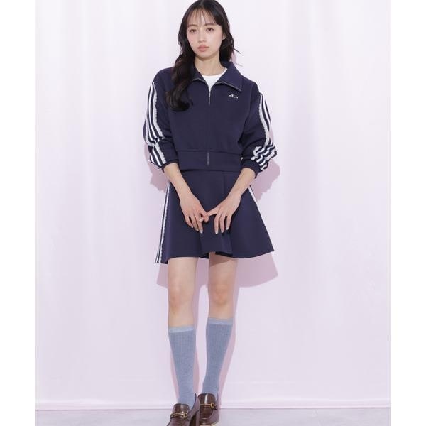 ジル バイ ジル スチュアート（JILL by JILL STUART）/配色ラインレースミニスカート