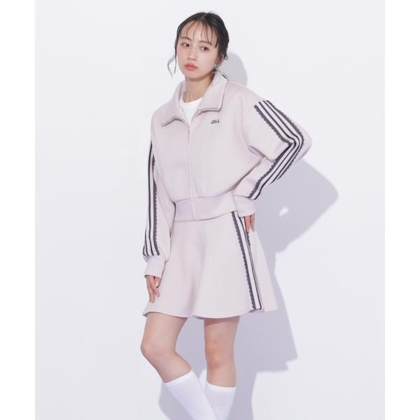 ジル バイ ジル スチュアート（JILL by JILL STUART）/配色ラインレースミニスカート_5