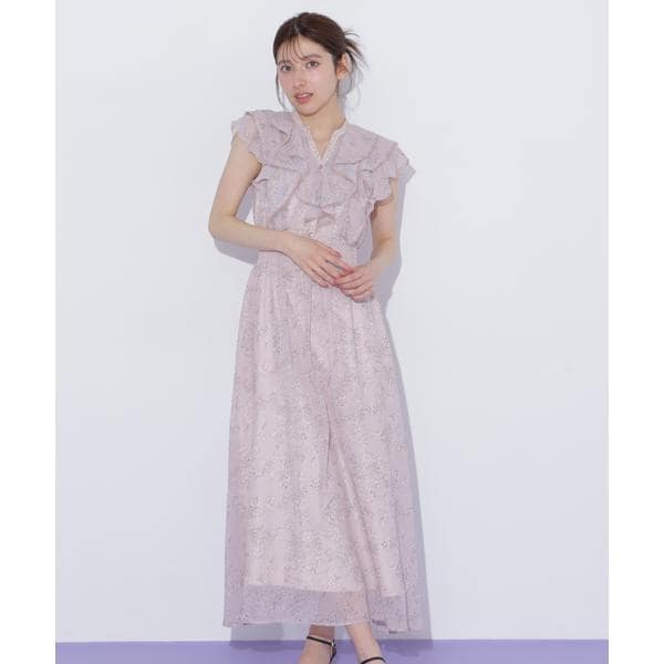 ジル バイ ジル スチュアート（JILL by JILL STUART）/フラワープリントラッフルワンピース