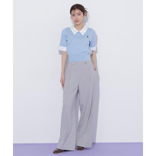 ジル バイ ジル スチュアート（JILL by JILL STUART）/ドライタッチワイドパンツ_7
