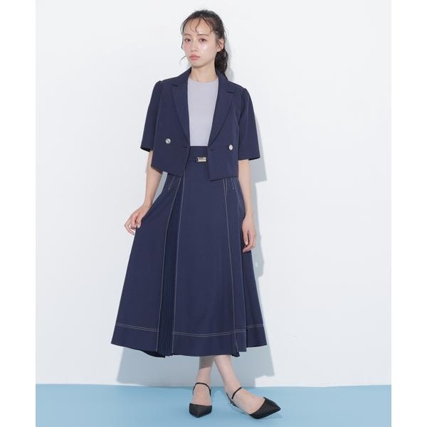 ジル バイ ジル スチュアート（JILL by JILL STUART）/シアープリーツドッキングフレスカート