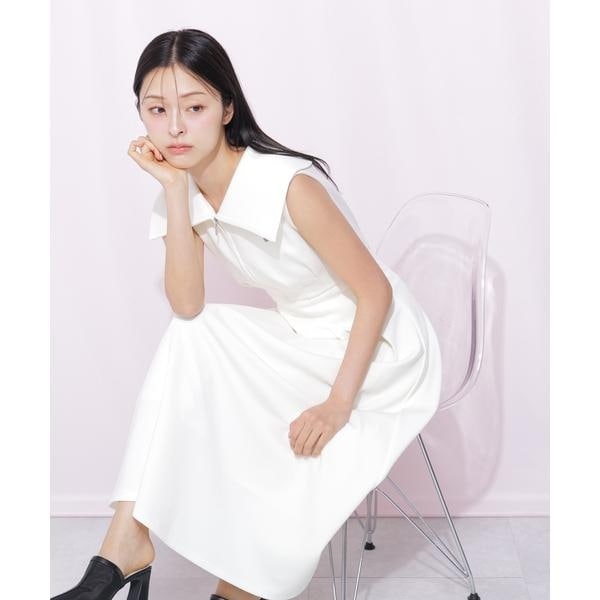 ジル バイ ジル スチュアート（JILL by JILL STUART）/ダイバー襟付きワンピース