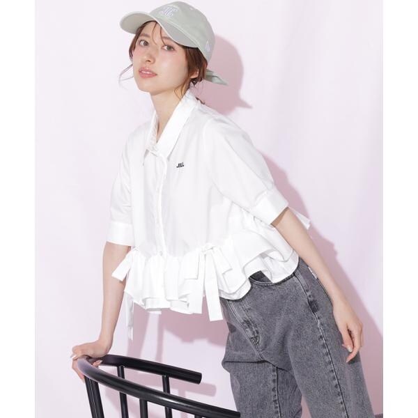 ジル バイ ジル スチュアート（JILL by JILL STUART）/フリルヘムショートブラウス半袖
