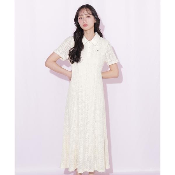 ジル バイ ジル スチュアート（JILL by JILL STUART）/レースポロワンピース