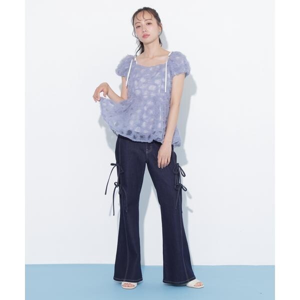ジル バイ ジル スチュアート（JILL by JILL STUART）/フラワーチュールペプラムブラウス_19