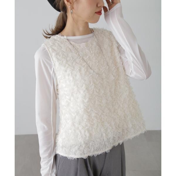 フリーズマート（Free’s Mart）/シャギーフリルノースリーブブラウスの通販は 5,535円