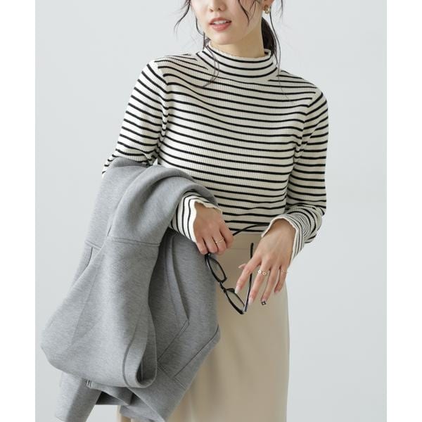 フリーズマート（Free’s Mart）/〈洗える〉マシンウォッシャブルボトルネックリブニットの通販は 5,995円