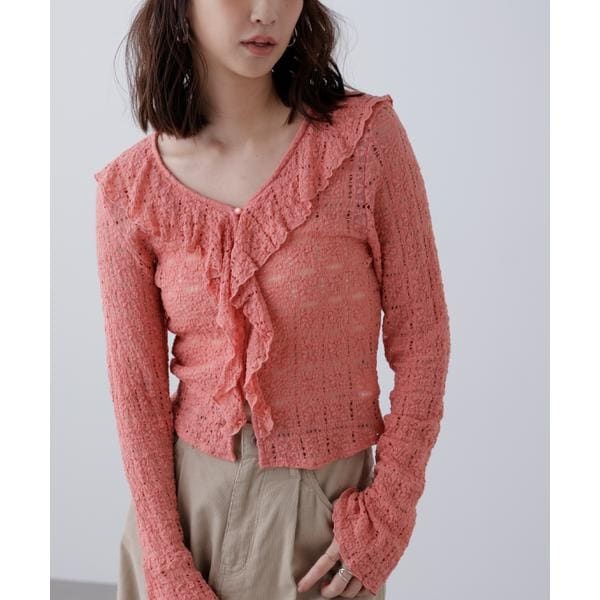 フリーズマート（Free’s Mart）/レースラッフルカットソーブラウスの通販は 5,798円