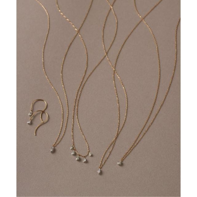 Lilas　ワイドラインクロスフープピアス　 K10 ワイドラインクロスフープピアス K10（両耳）（ピアス（両耳用