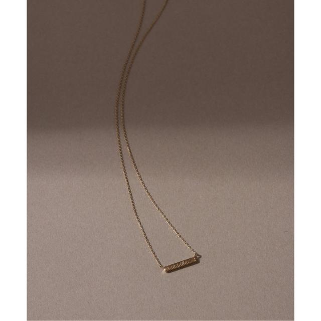 リラバイスピック＆スパン（Lilas by Spick and Span）/ボックスダイヤ12mmバーネックレス K10の通販は 22,484円