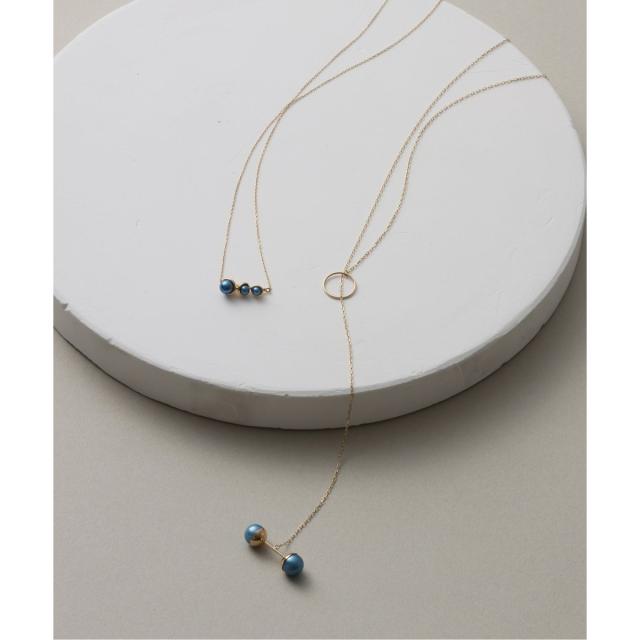 リラバイスピック＆スパン（Lilas by Spick and Span）/インディゴパール6mmバーモチーフYネックレス K10_5